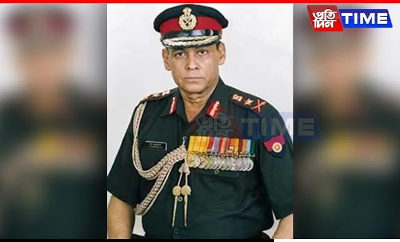 Former Indian Army Chief General Sundararajan Padmanabhan Dies at 83